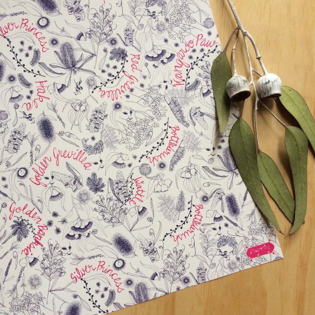 New! Australian Botanical all occasion paper.