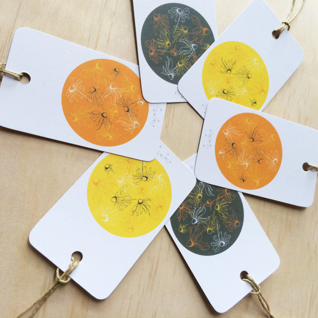 Echinacea 6 Gift Tags