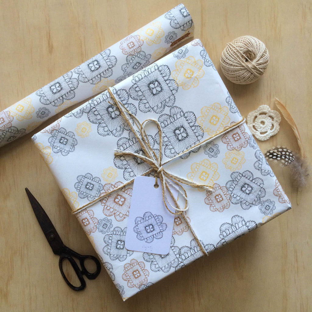 Doily Weave Gift Wrapping Paper