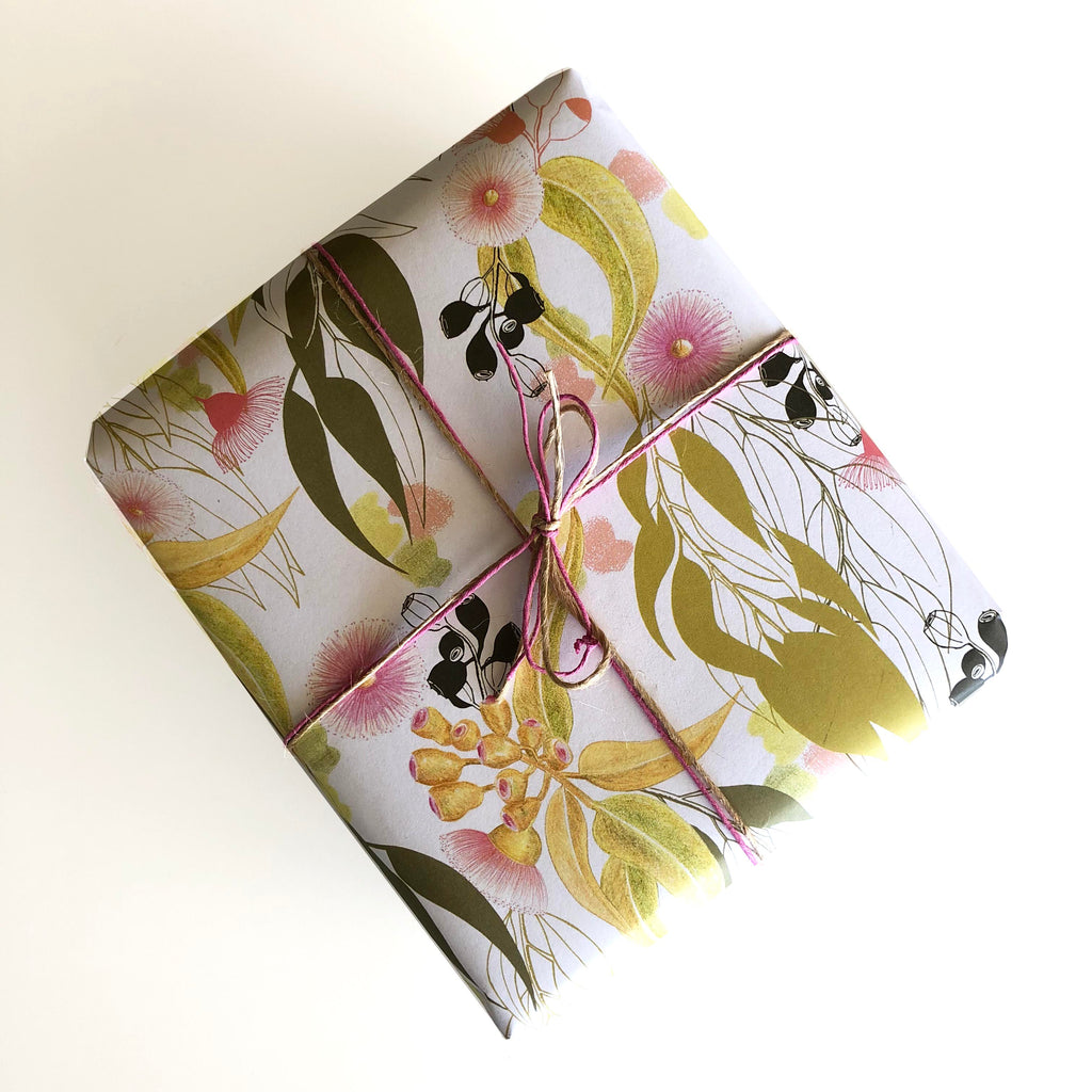 Pink Gum Blossom Gift Wrapping Paper