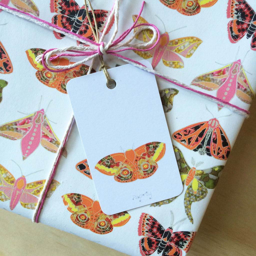 Winter Moth 6 Gift Tags