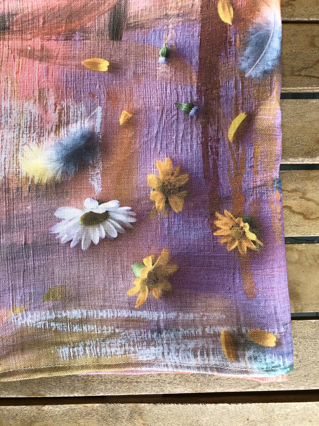 Tea Towel Sunset Woven Garden
