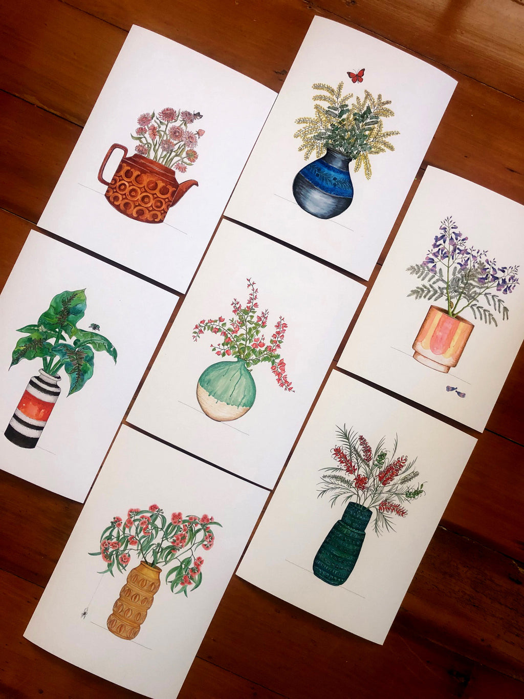 Jacaranda Jar Art Print