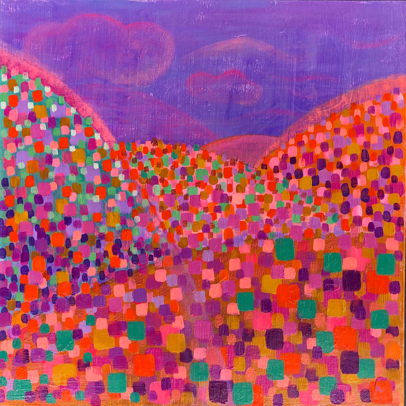 Kaleidoscope Mountain- Purple Haze Painting
