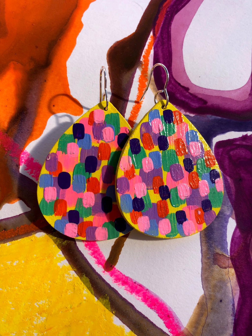 MountainDropsYellow Earings