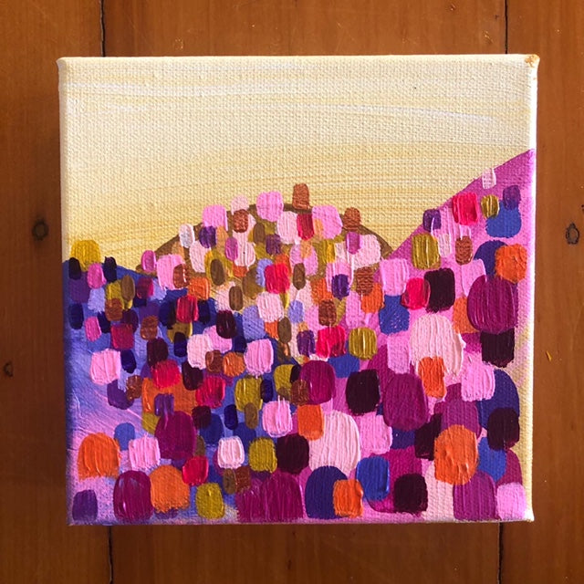 Mini Moving Mountains Gold 2 Painting