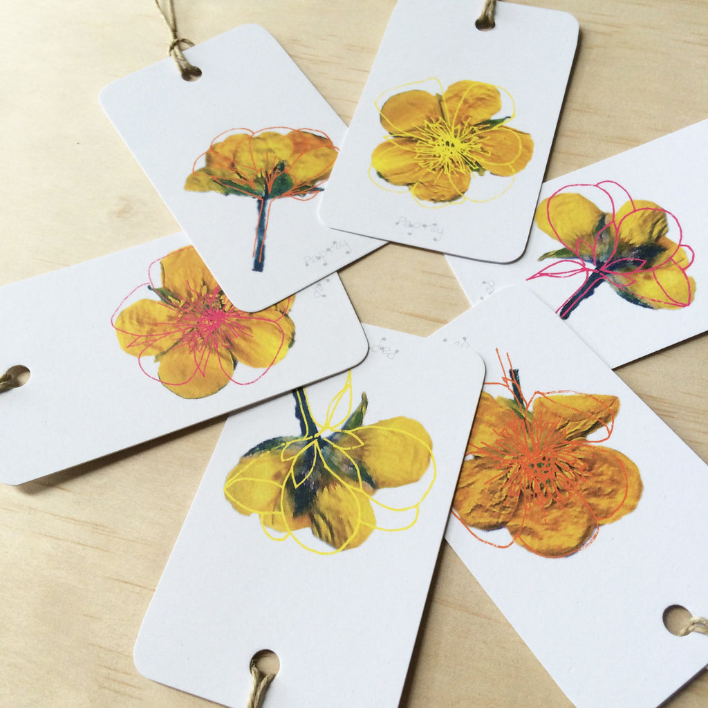 Buttercupped 6 Gift Tags