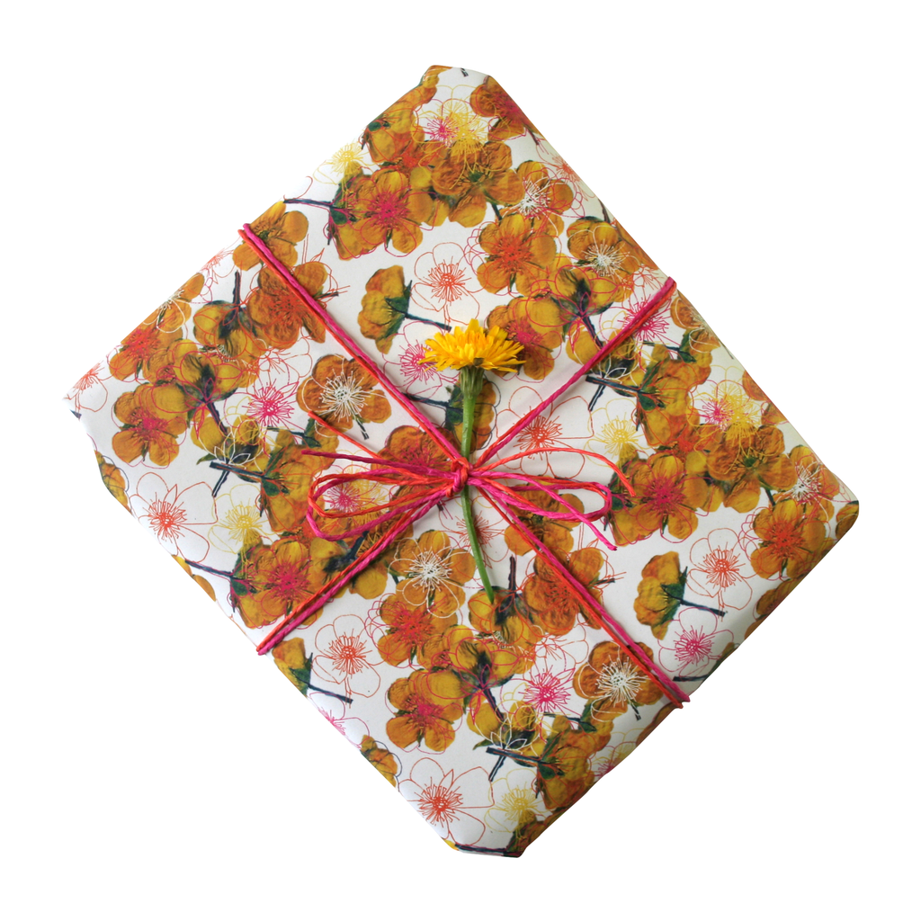 Buttercupped Gift Wrapping Paper