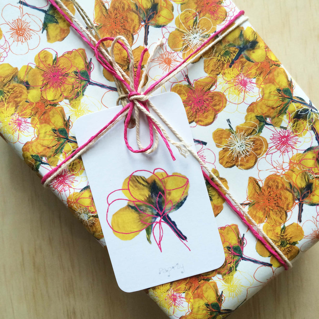 Buttercupped 6 Gift Tags