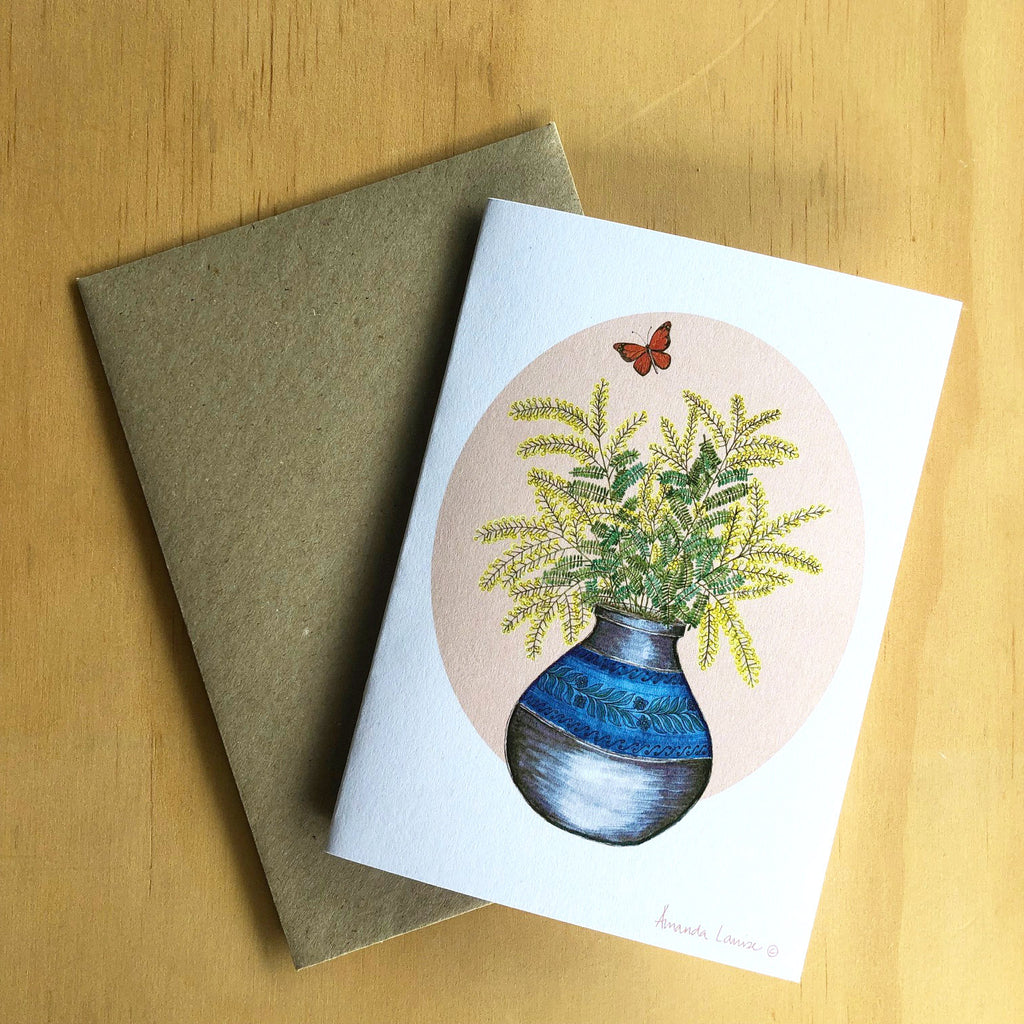 New! Flowerpot Greeting Card Set