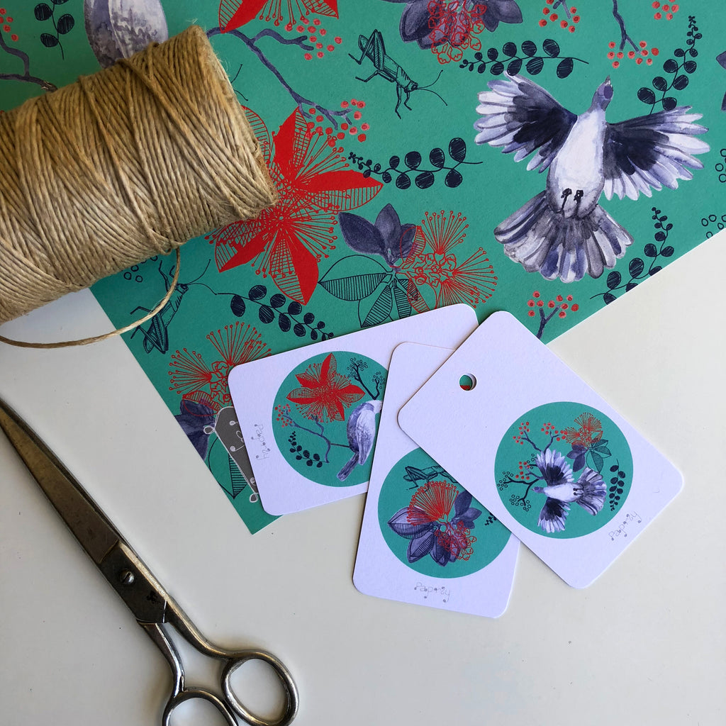 Christmas Dove Gift Wrapping Paper