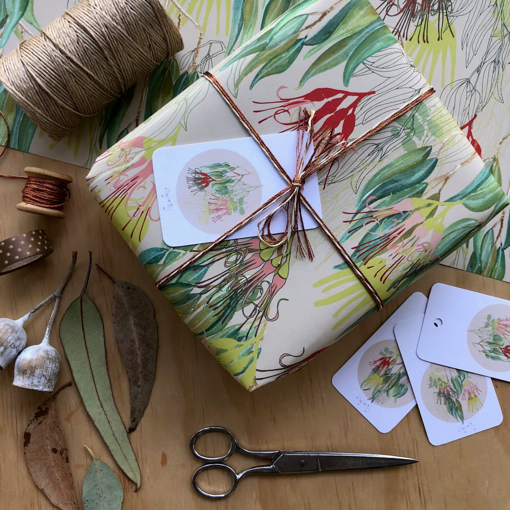 Bush Mistletoe Gift Wrapping Paper