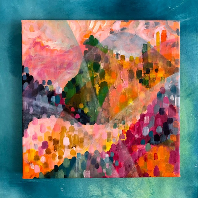 Moving Mountains Misty Painting Three
