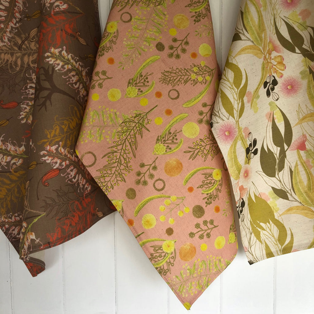 Bush Grevillea Tea Towel
