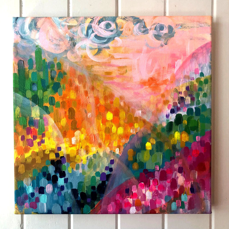 Moving Mountains Misty Painting Two