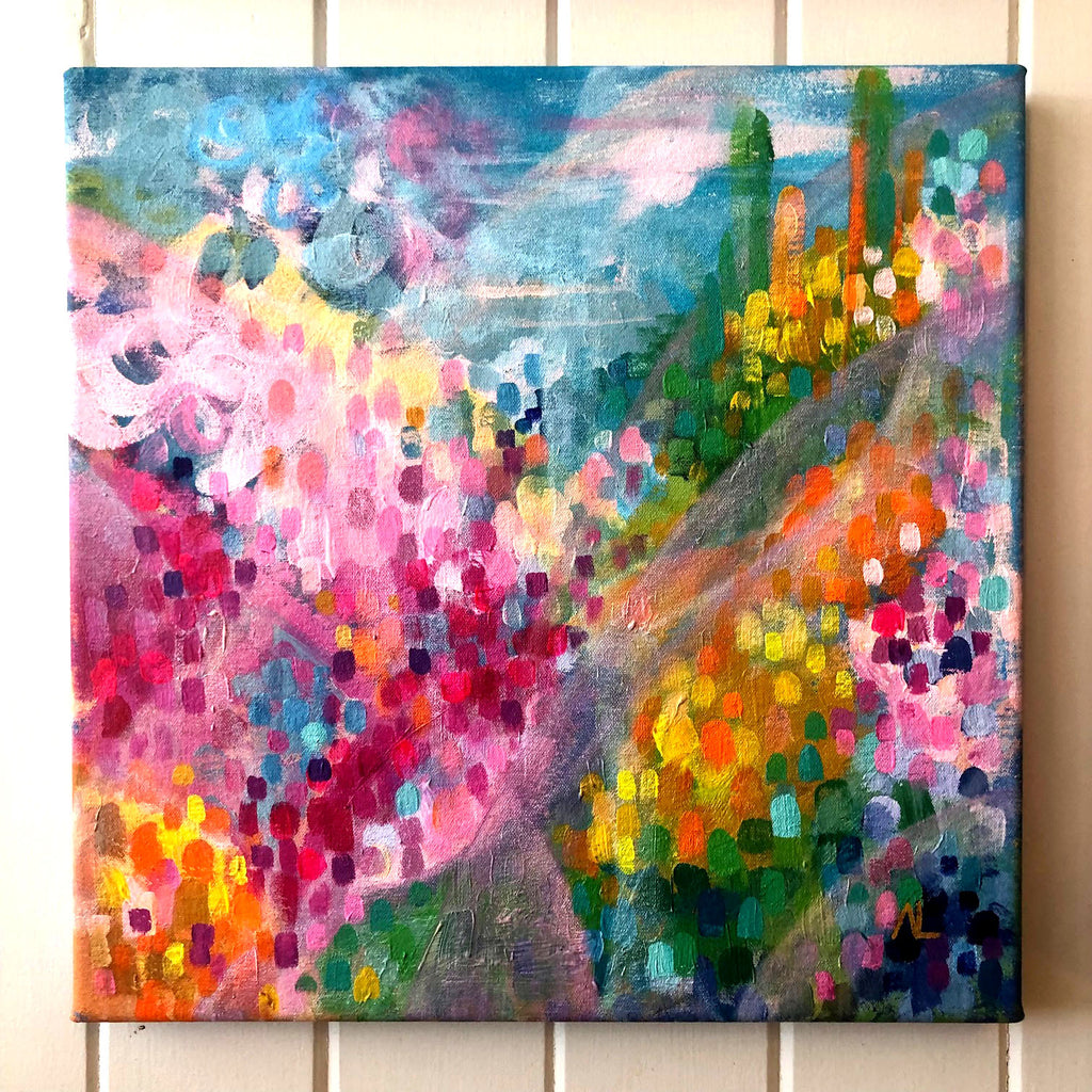 Moving Mountains Misty Painting One
