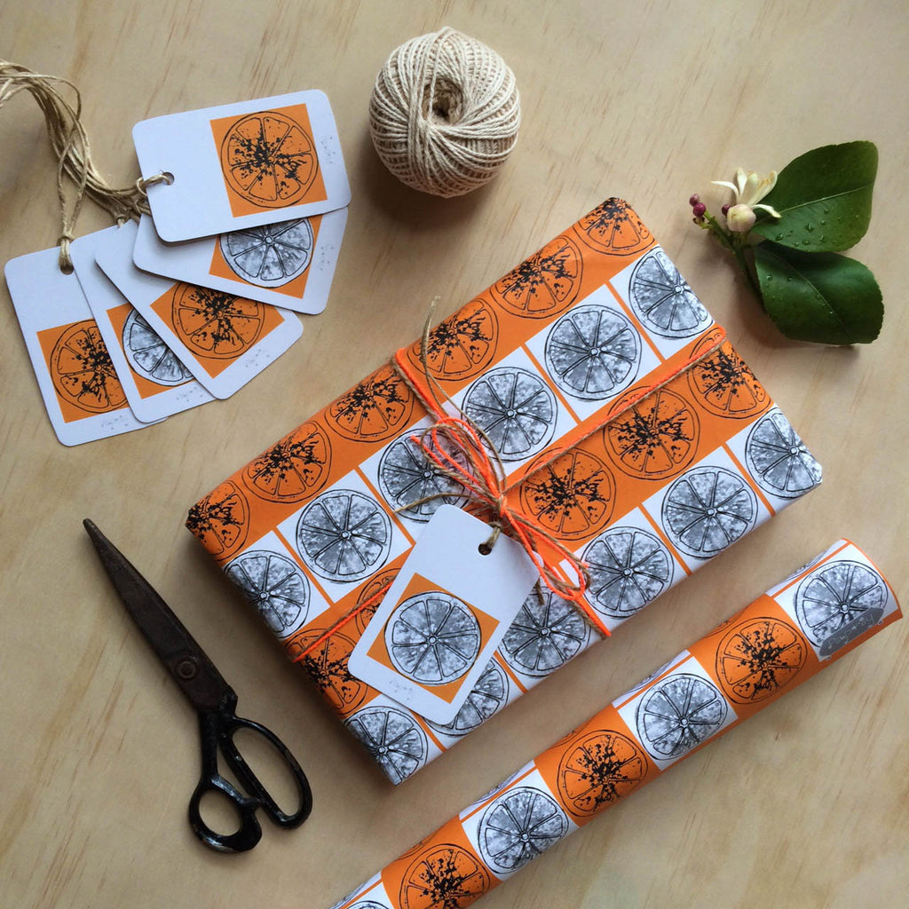 Oranges Gift Wrapping Paper