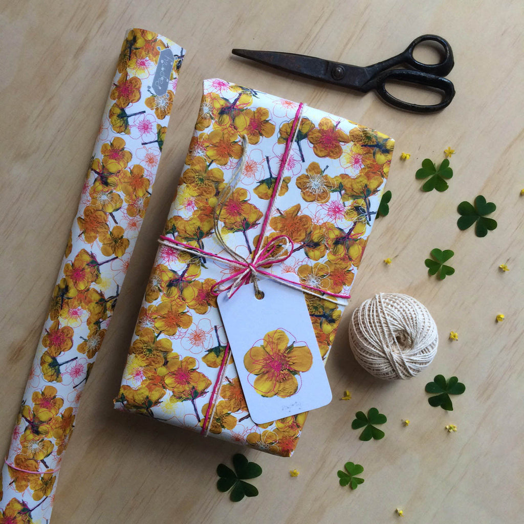 Buttercupped Gift Wrapping Paper