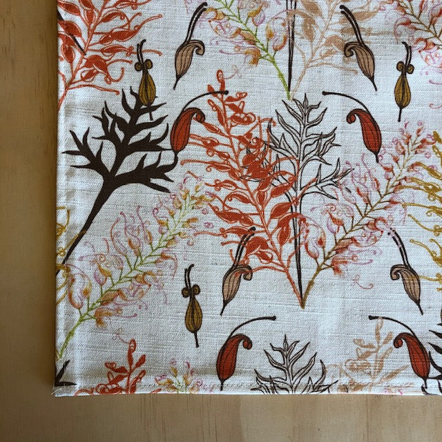 Bush Grevillea Oatmeal Tea Towel