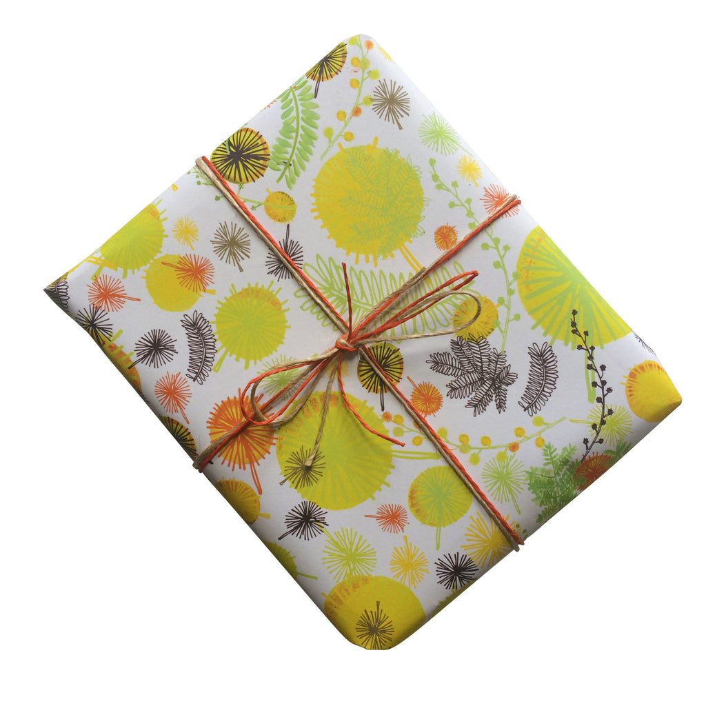Wattle Gift Wrapping Paper