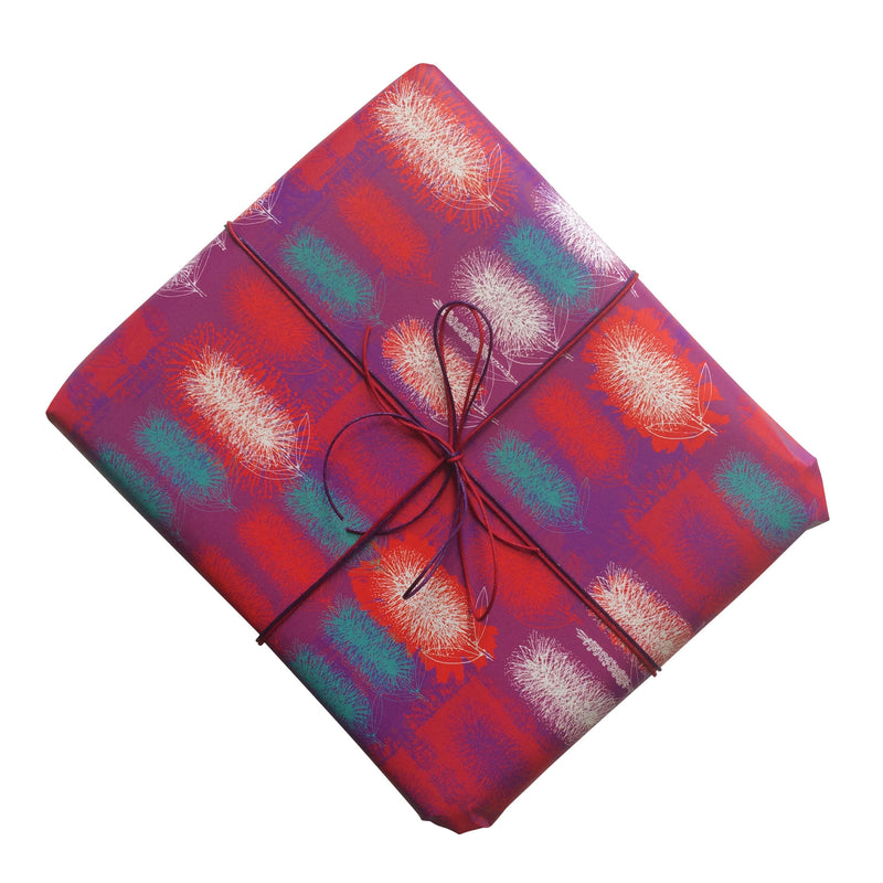 Bottlebrush Gift Wrapping Paper