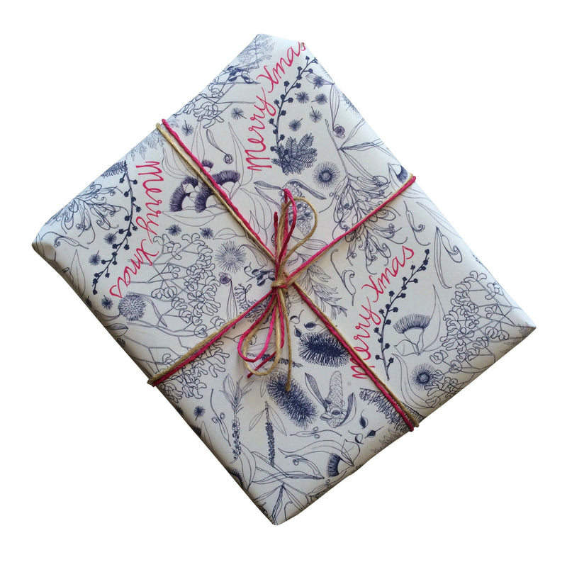 Botanicals Christmas Gift Wrapping Paper