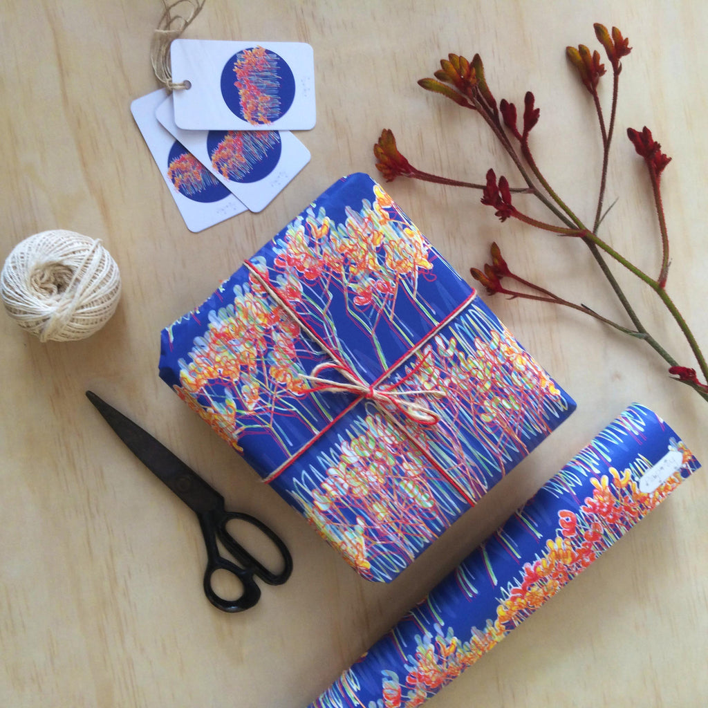 Kangaroo Paw Gift Wrapping Paper