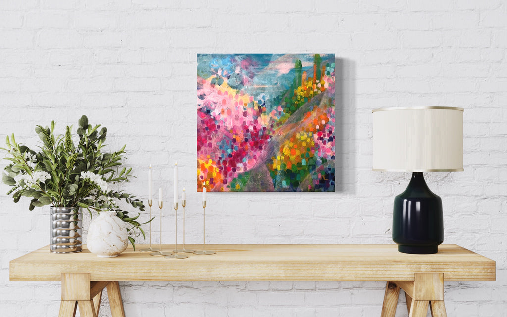 Moving Mountains Misty Painting One