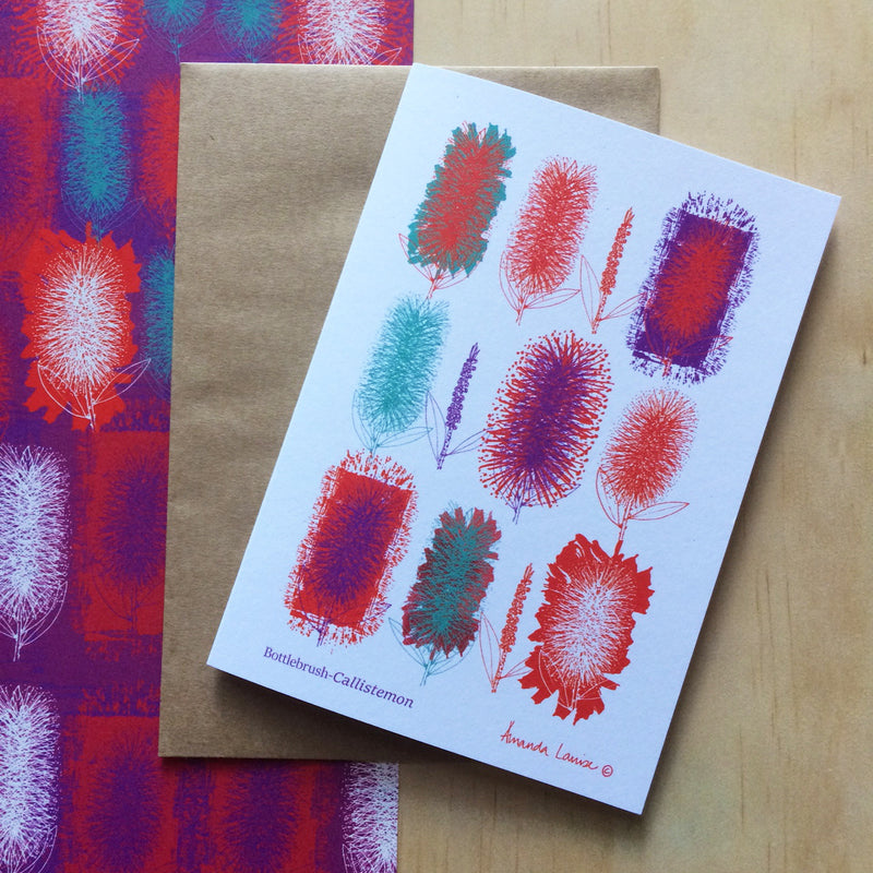 Bottlebrush Greeting Card