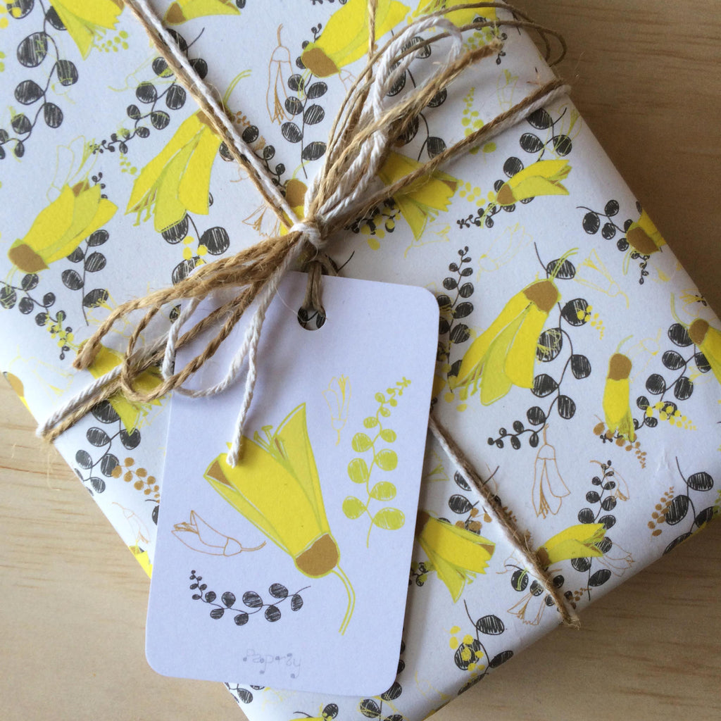 Kowhai 6 Gift Tags
