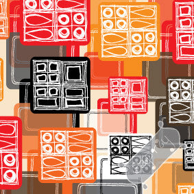 MidCenturyMod Gift Wrapping Paper