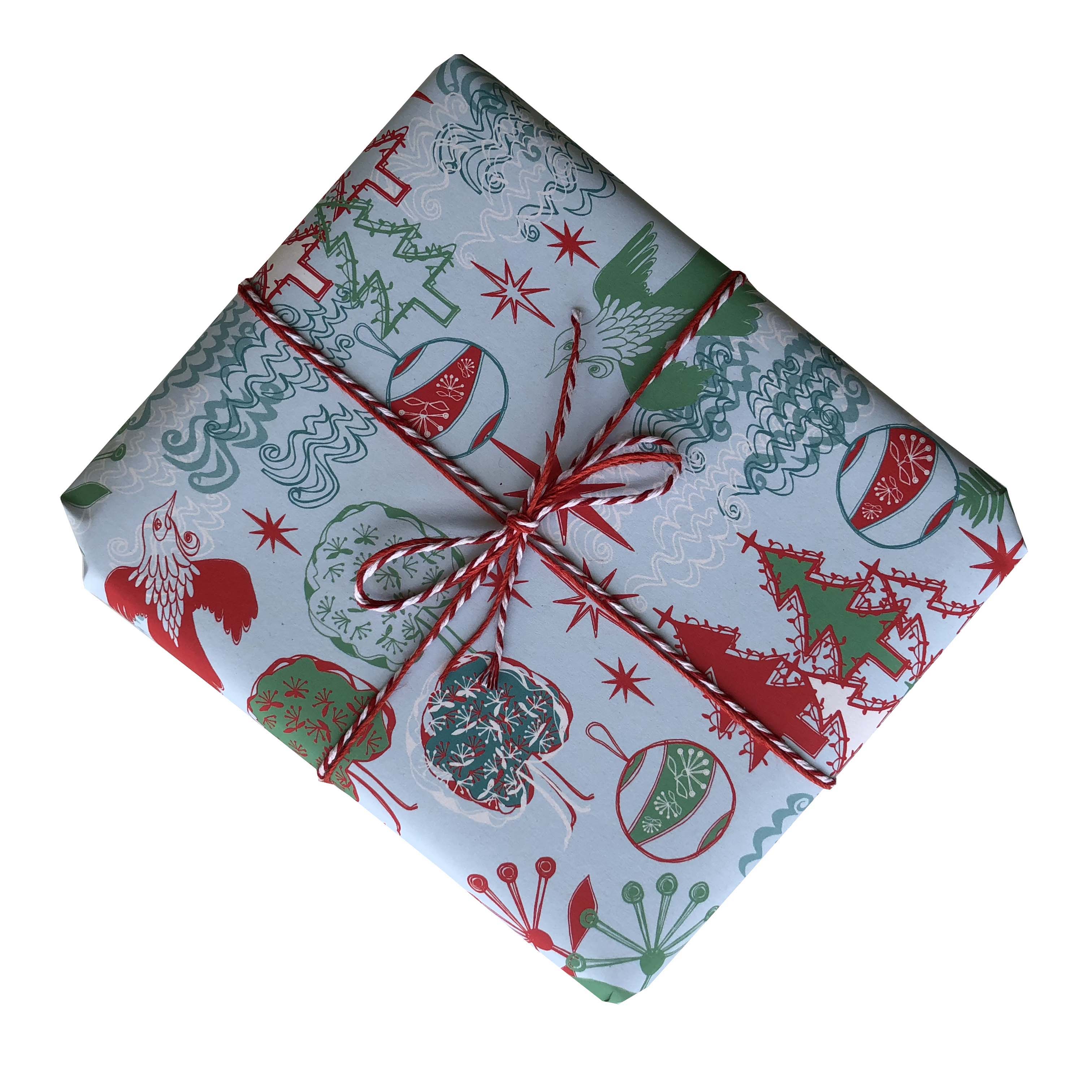 NZ Christmas Story Gift Wrapping Paper paprly