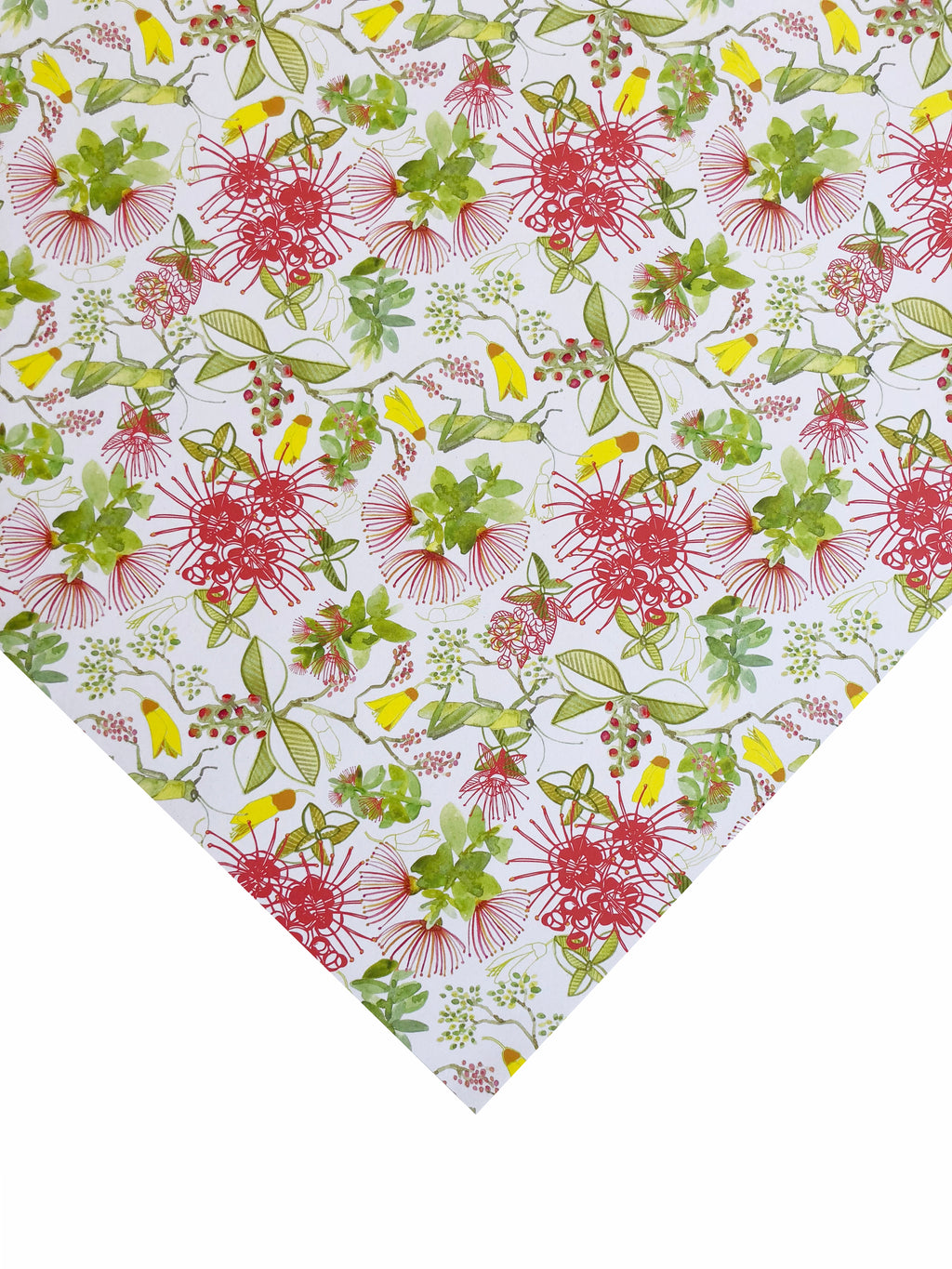 Christmas Floral Gift Wrapping Paper