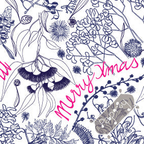 Botanicals Christmas Gift Wrapping Paper