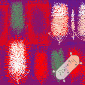 Bottlebrush Gift Wrapping Paper