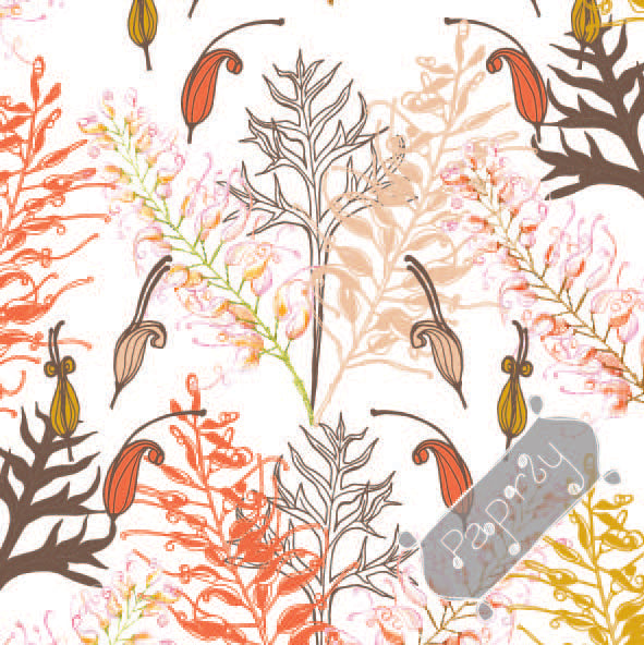 Bush Grevillea Gift Wrapping Paper