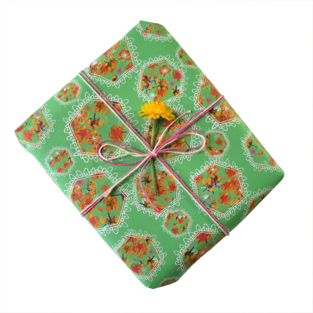 Polyfloral Gift Wrapping Paper
