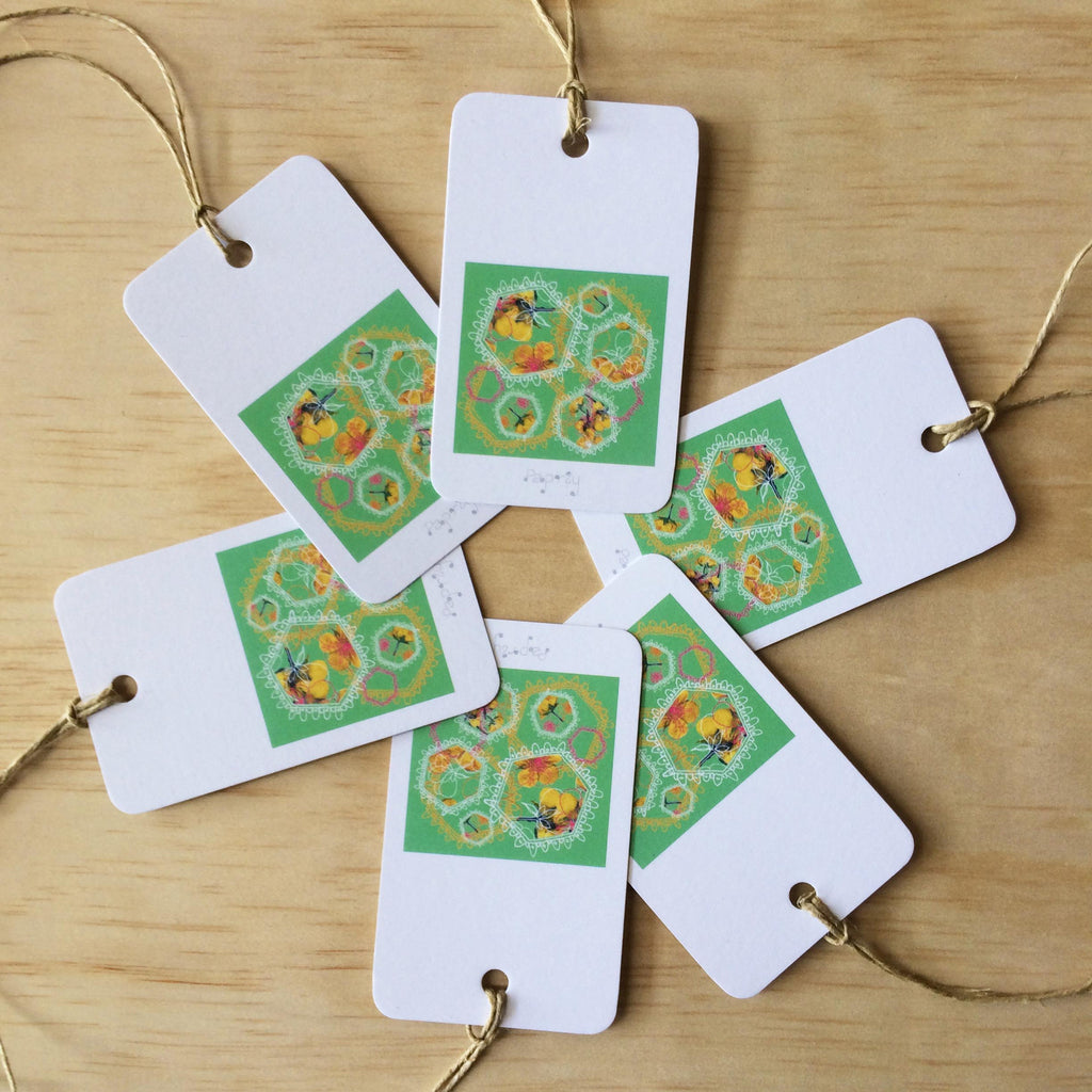 Polyfloral 6 Gift Tags