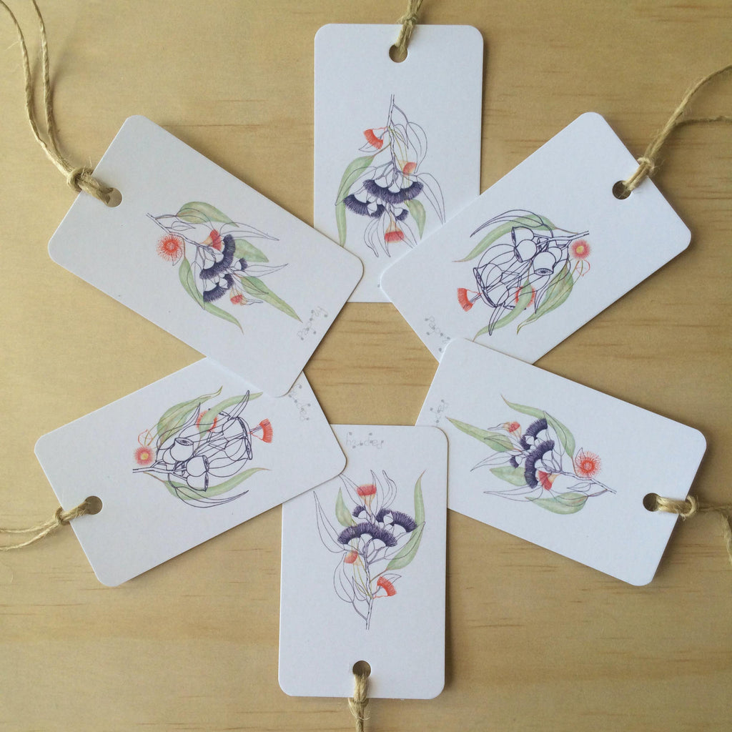 Silver Princess 6 Gift Tags