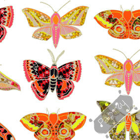 Winter Moth Gift Wrapping Paper