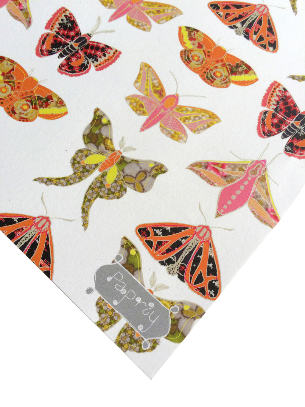 Winter Moth Gift Wrapping Paper