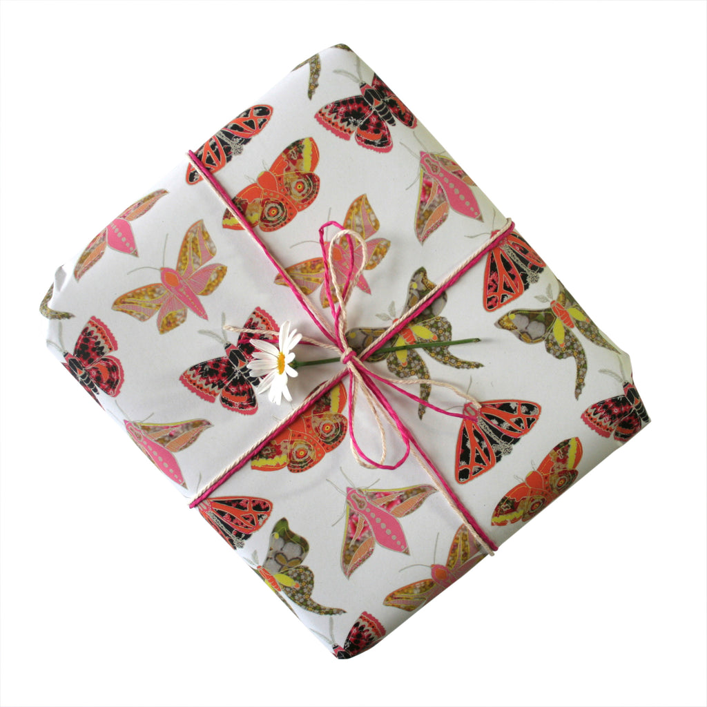 Winter Moth Gift Wrapping Paper