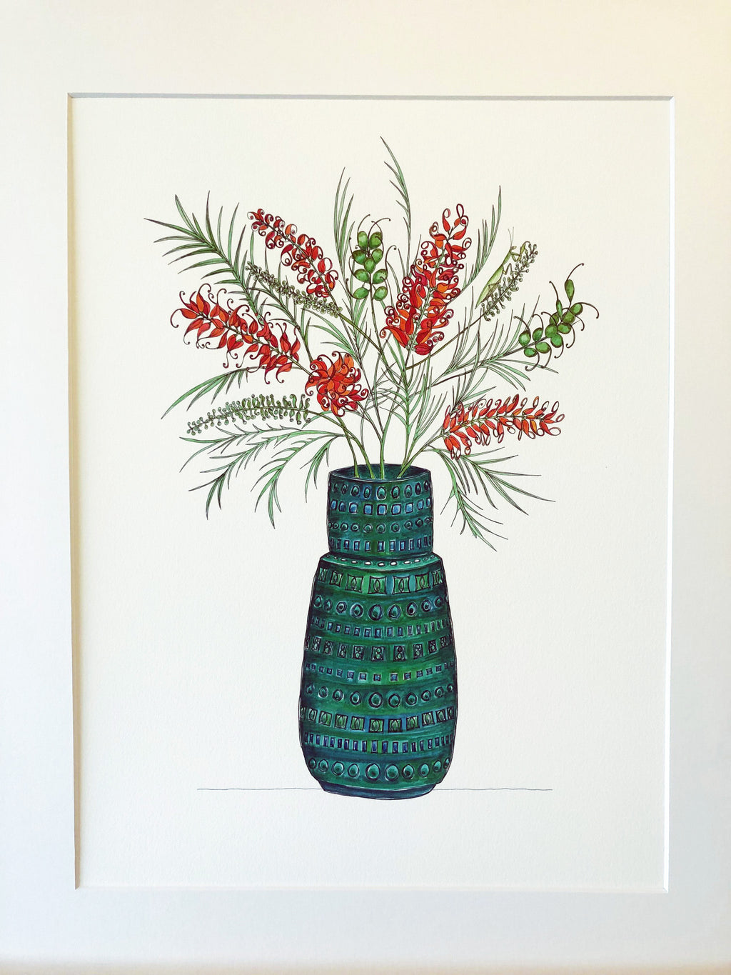 Grevillea Vase Print