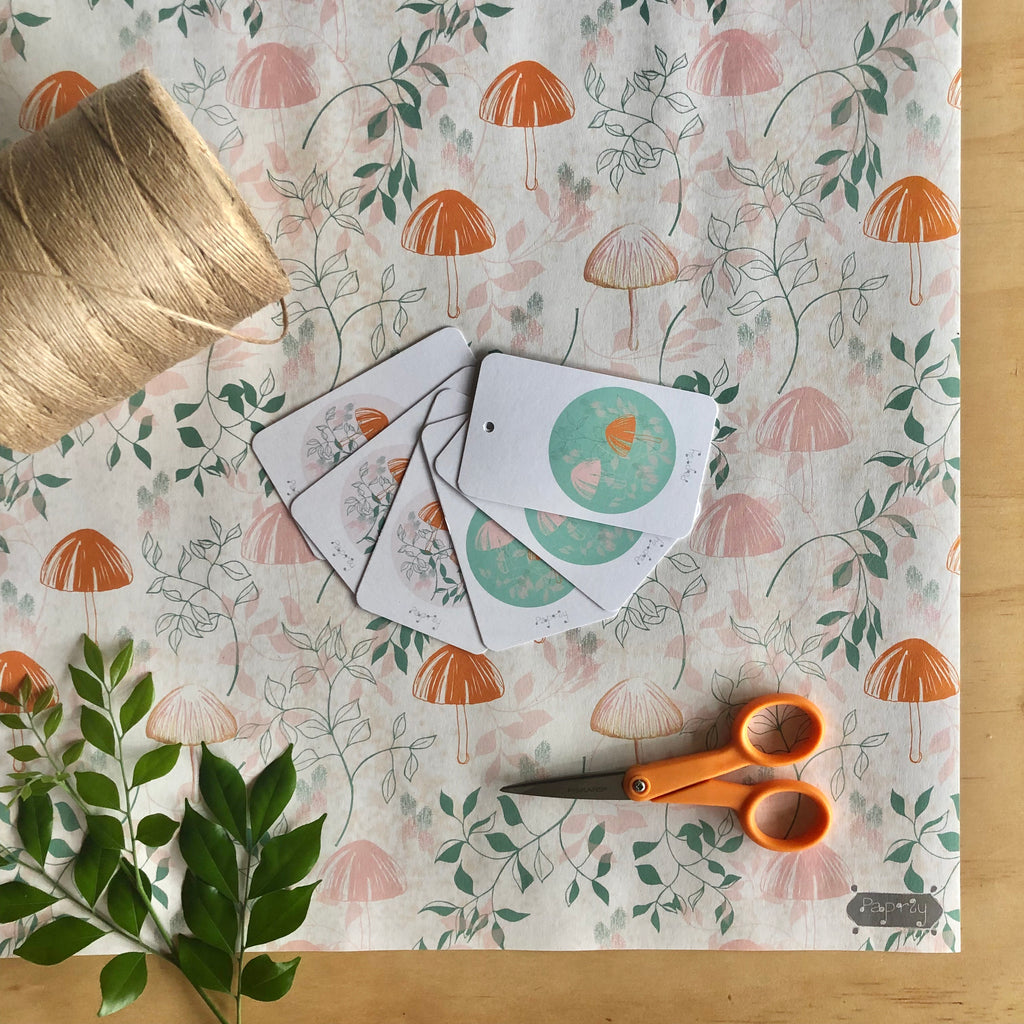 Lilly Pilly Mushroom Wrapping Paper