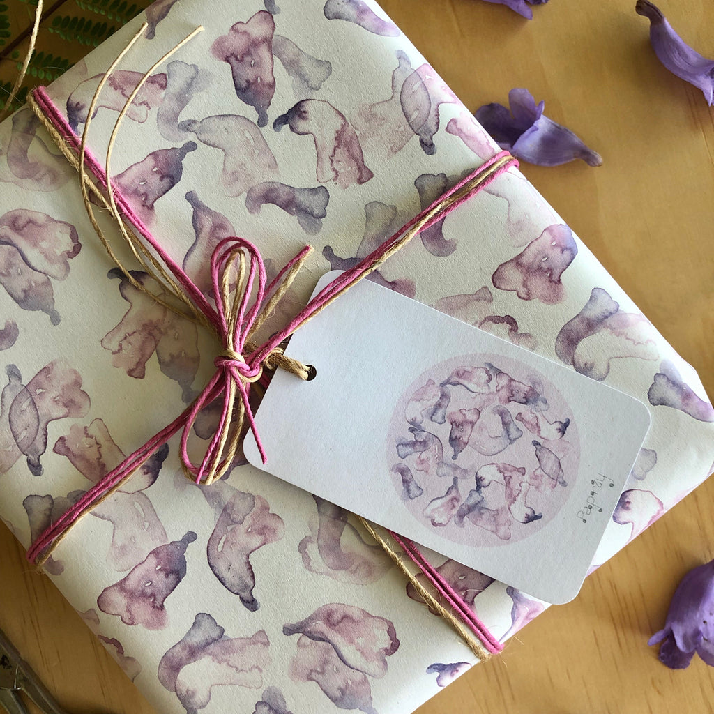 Jacaranda Falling Wrapping Paper