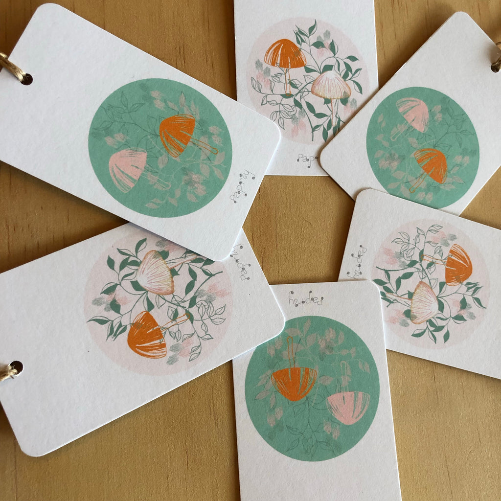 Lilly Pilly Mushroom 6 Gift Tags
