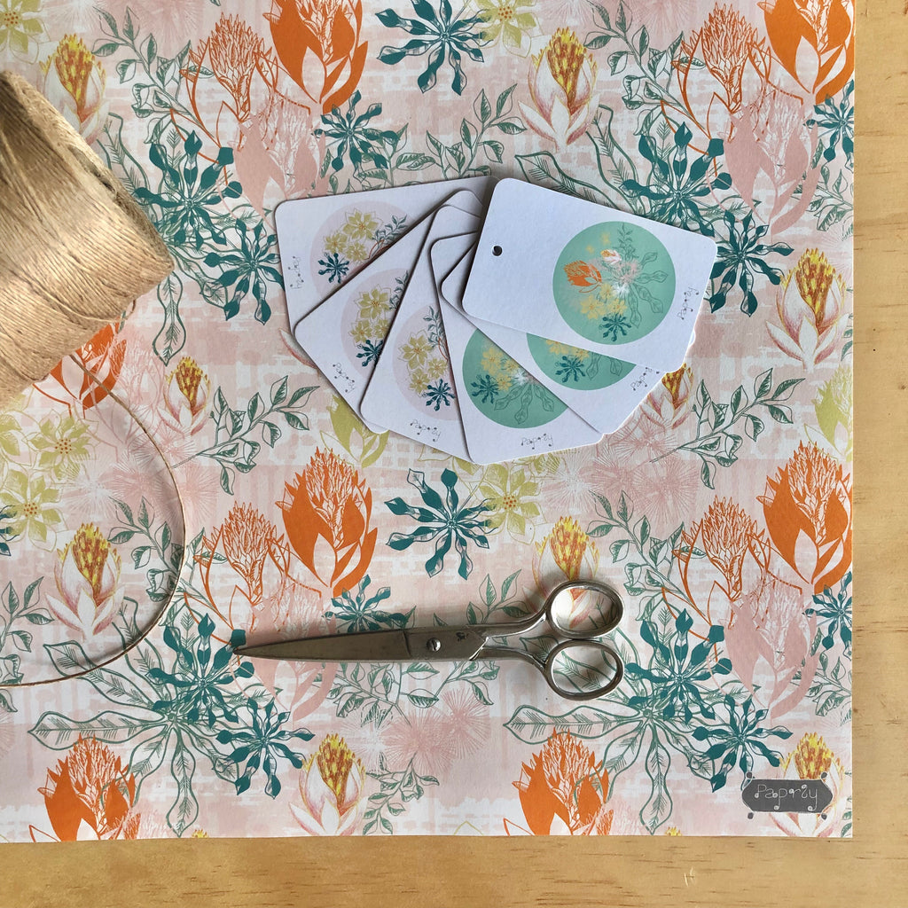 Tropical Bromeliad Wrapping Paper