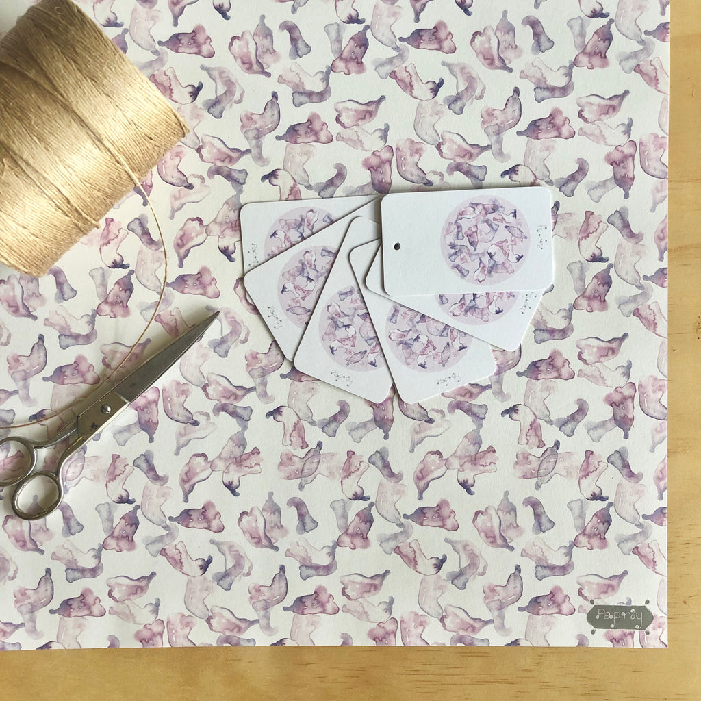 Jacaranda Falling Wrapping Paper