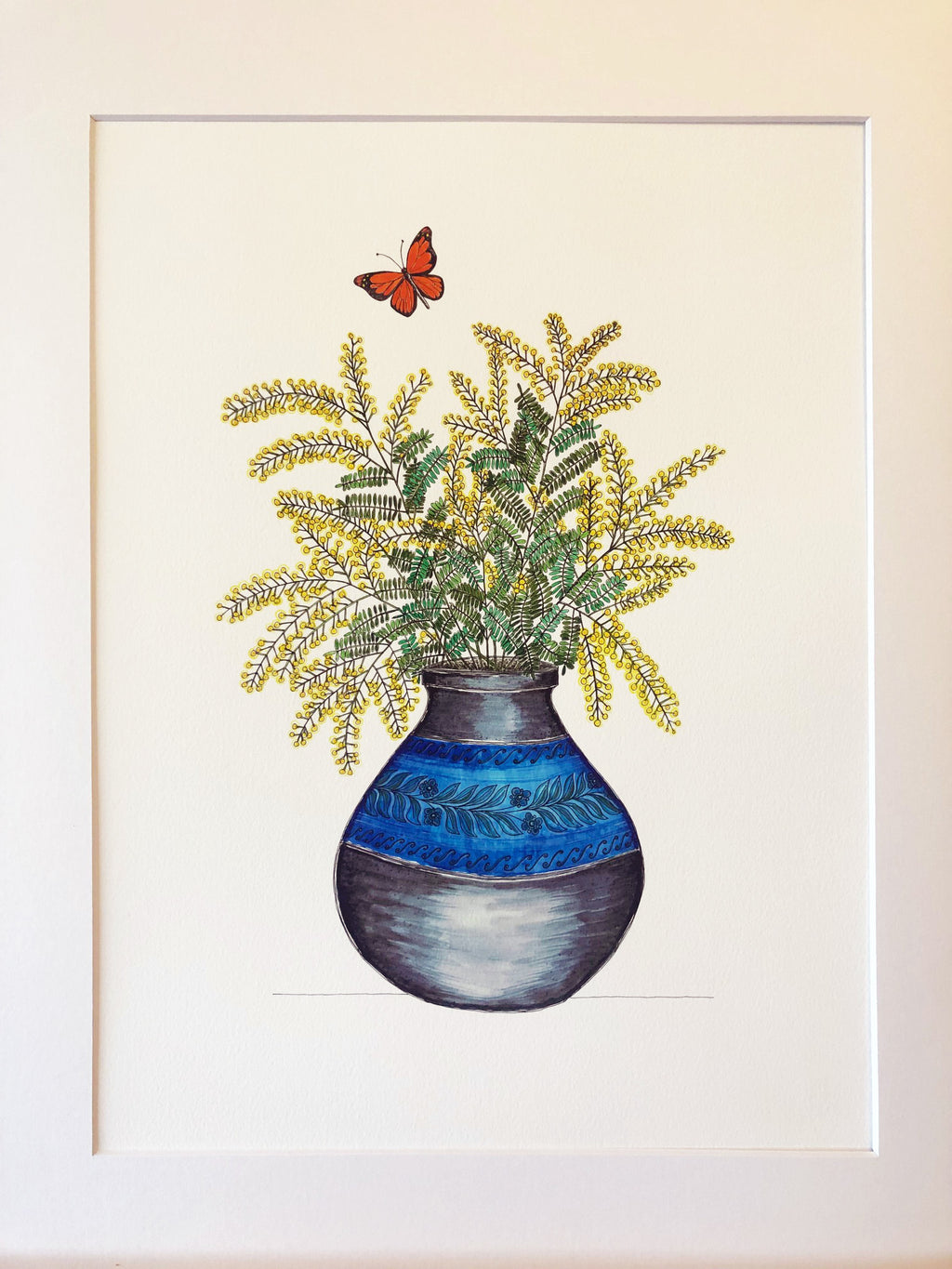 New! Wattle Bottle Print